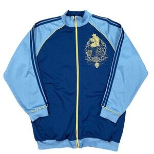 Y2K G-Unit Company Jacket Heavyweight Full Zip D50 Blue Embroidered Size Large